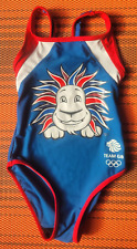 Official Team GB ' Olympic Great Britain Swimming Costume ' Size 3 To 4 Years