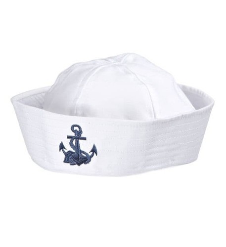 Unisex sailor hat - with, anchor