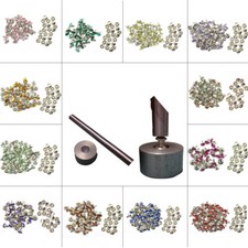 10mm Diamante Rivets + Setting