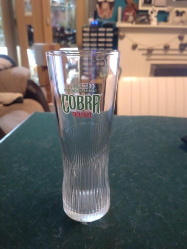 Cobra half pint glass - cobra,