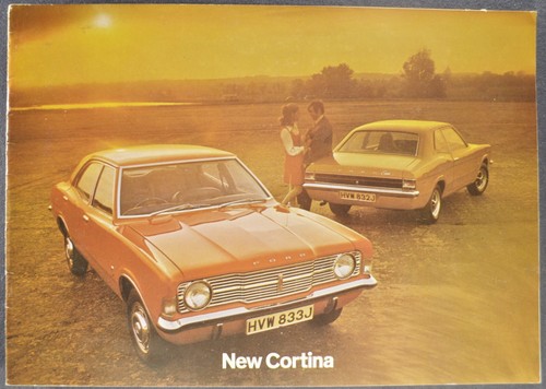 1971 ford cortina brochure - ford,