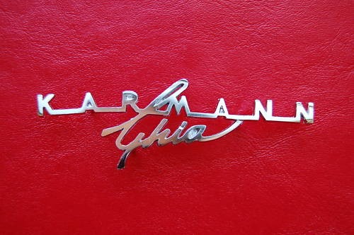Karmann ghia chrome dash - "karmann,