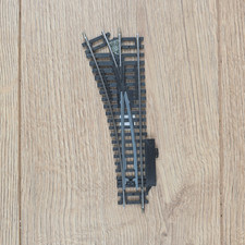 Hornby R612 Left Hand Points LH with Switch 00 Gauge Steel Made in Austria