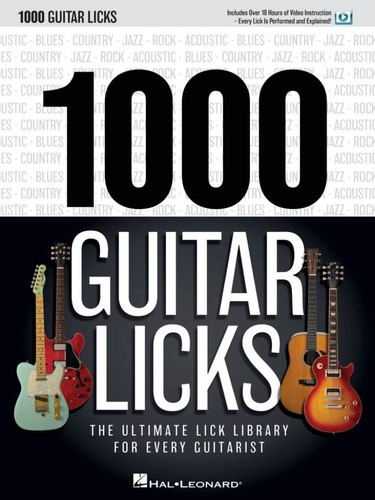1000 guitar licks - licks:, the