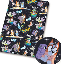 Polycotton Fabric Bluey Bingo