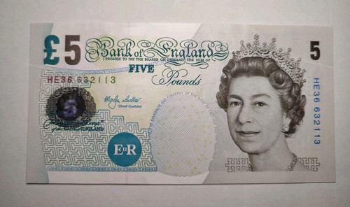 Bank england five 5 - bank,