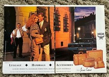  Rare 1993 Elle Magazine (not Vogue) Advert Picture MCM Luggage Ad    Testarossa