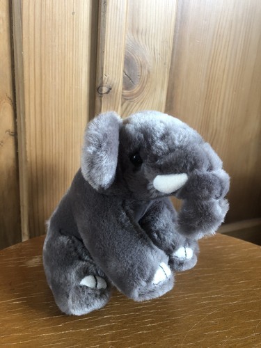 Wwf grey elephant plush - grey,