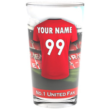 Manchester United Pint Glass