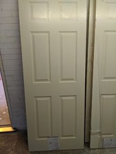 2 X Colonial White Grained 6