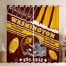 Football Curtains (2 Panels