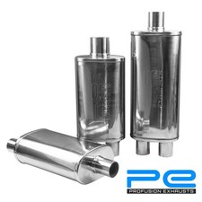 Oval Exhaust Silencer 304