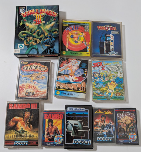Commodore job lot - job, games