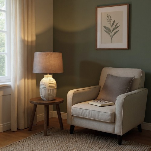 Stone look ceramic table - ceramic,