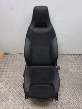 Mercedes Benz A Class Front Seat RH UK Drivers Black Half Leather 2019-2024 W177