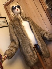 ASOS FAUX FUR COAT 12 FLUFFY