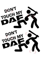 DAF TRUCK DONT TOUCH MY DAF X2 STICKERS DAF XF XG CF LF GRAPHIC DECAL CUSTOMISE