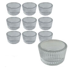 Ikea Glass CIRCLE Tea Light Holder Candle Holders Wedding Tealight, Candles