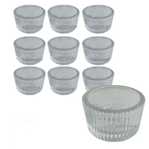 Ikea glass circle tea light - glass,