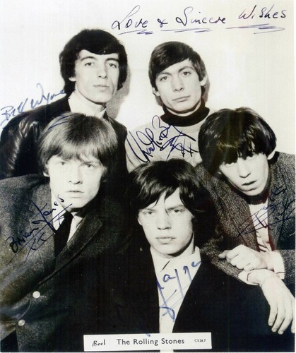 Rolling stones signed - rolling,