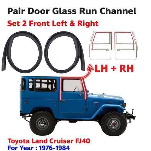 Front glass run - channel, w/o
