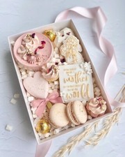 clear lid boxes 240x160x60mm - biscuit/brownie /cupcake boxes - 10 pack