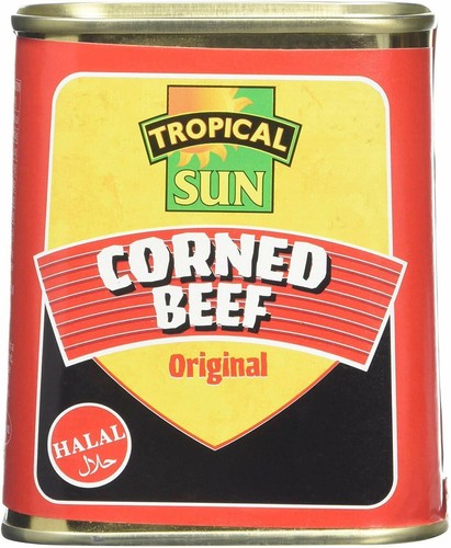 Tropical sun corned - beef, halal