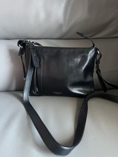 Radley London Black Leather Crossbody Bag