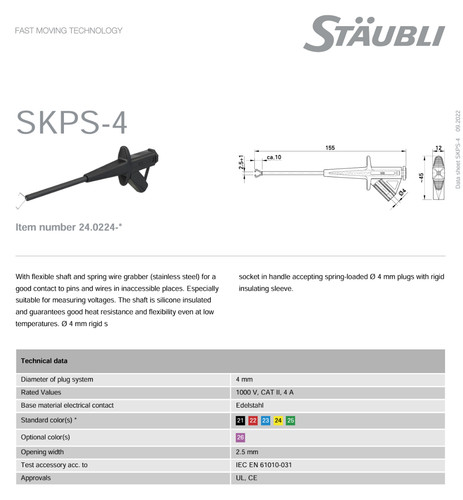 Pcs stäubli - 10,