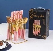 Stainless Steel 24 Piece Set