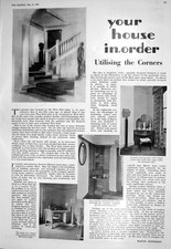 Old 1930 London House Corner Dressing Table Fashion Gowns Gossamer Ma 20th