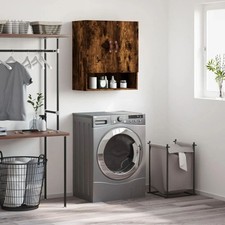 Wall Cabinet Hanging Storage Cabinet Display Cabinet Engineered Wood vidaXL