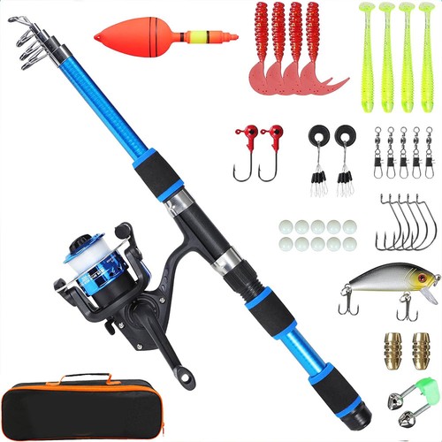 Telescopic spinning fishing - telescopic,