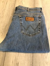 MEN'S WRANGLER TEXAS STRETCH JEANS 40" WAIST X 32" - BLUE..