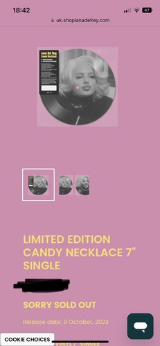 Lana del rey vinyl limited - del,