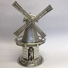Fine Dutch Antique Solid Silver Miniature Windmill Child's Toy A/F