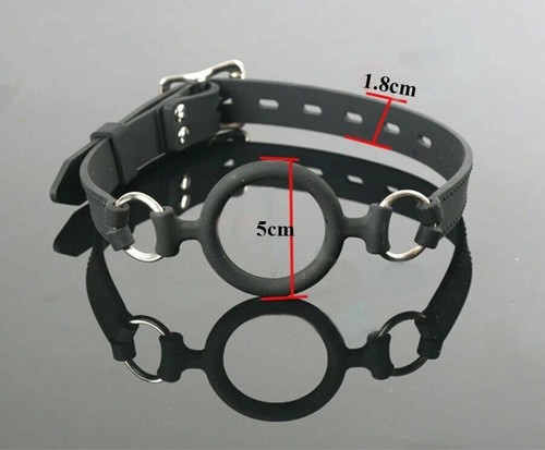 Open mouth ball gag - mouth, soft