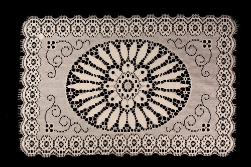 Rectangular cream flat - 12",