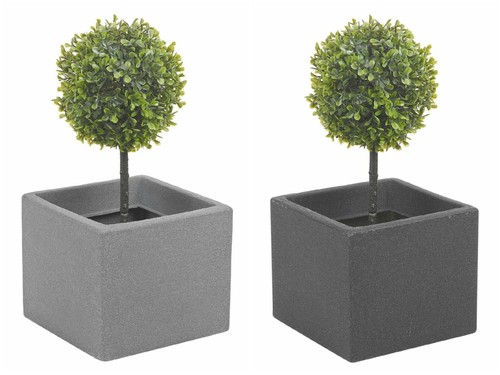 Square plastic planter - plastic,