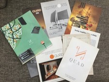 Vintage Quad audio Catalogues/information booklets - various