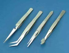 Tweezers Set 4 Stainless Steel