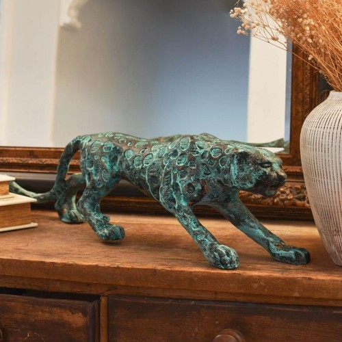 Verdigris leopard cast - verdigris,