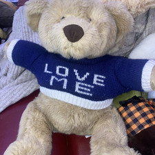 Vintage BHS Love Me Teddy Bear With Jumper 2015 Plush Stuffed Animal Soft Toy21