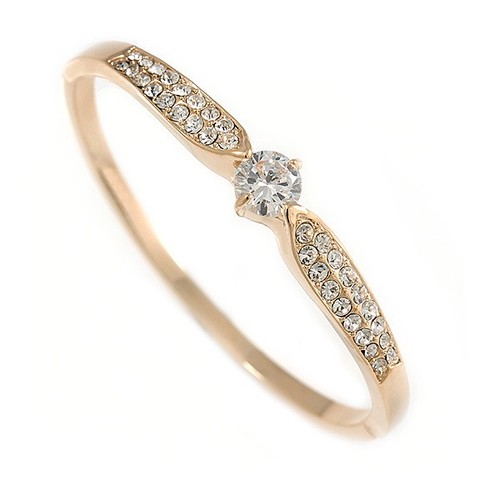 Statement crystal round cz - crystal,,