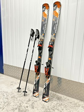 Rossignol Zenith Z76 Men’s Ski Set with Salomon Poles & Snow + Rock Carry Bag