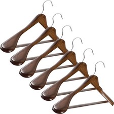 Wooden Suit Hangers with Wide