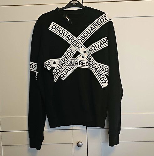 Dsquared2 black tape logo - dsquared2,