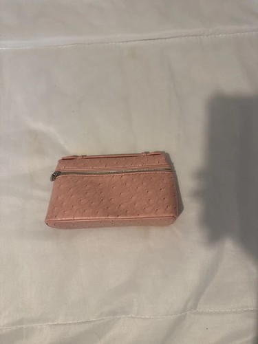 Pink faux ostrich textured - pink,