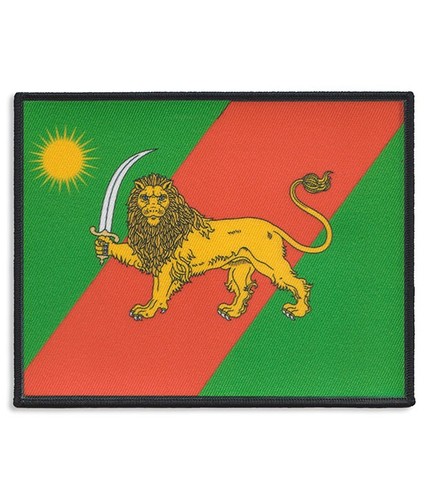 Rasta flag sew patch - rasta, on