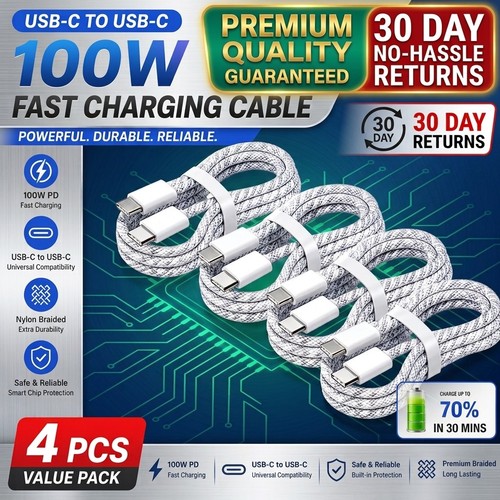 Pack 100w type c - type,